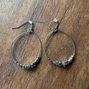 Elegant Silver Hoop Earrings